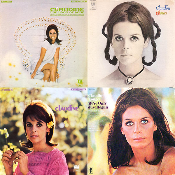 Claudine Longet 4 Covers